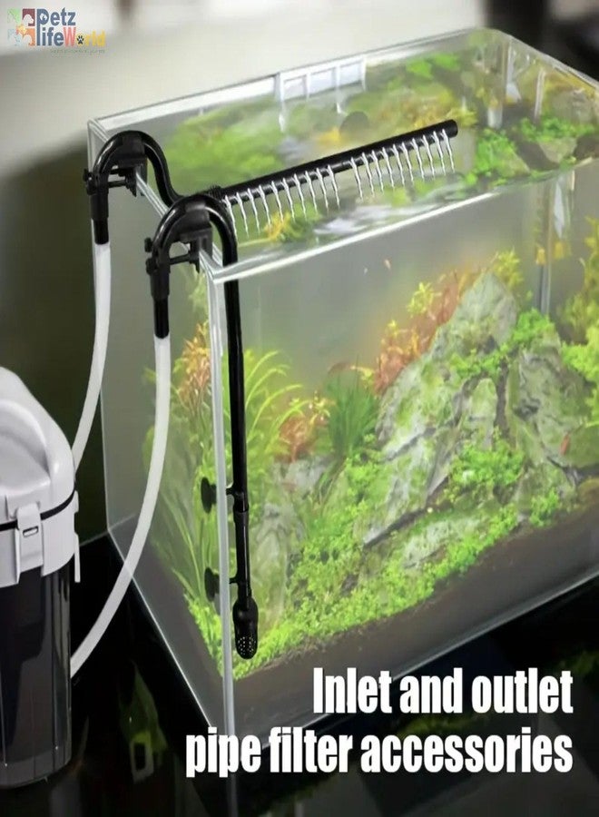 مجموعة أنابيب بلاستيكية احتياطية لمدخل ومخرج فلتر حوض السمك من نوع VAYINATO Sun-Sun (HW-303A/303B) - Image 2